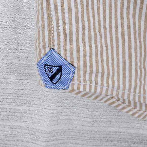 DANIEL CREMIEUX CLASSICS Shirt Mens XL 100% Linen Short Sleeve ButtonUp Pockets - Picture 7 of 10